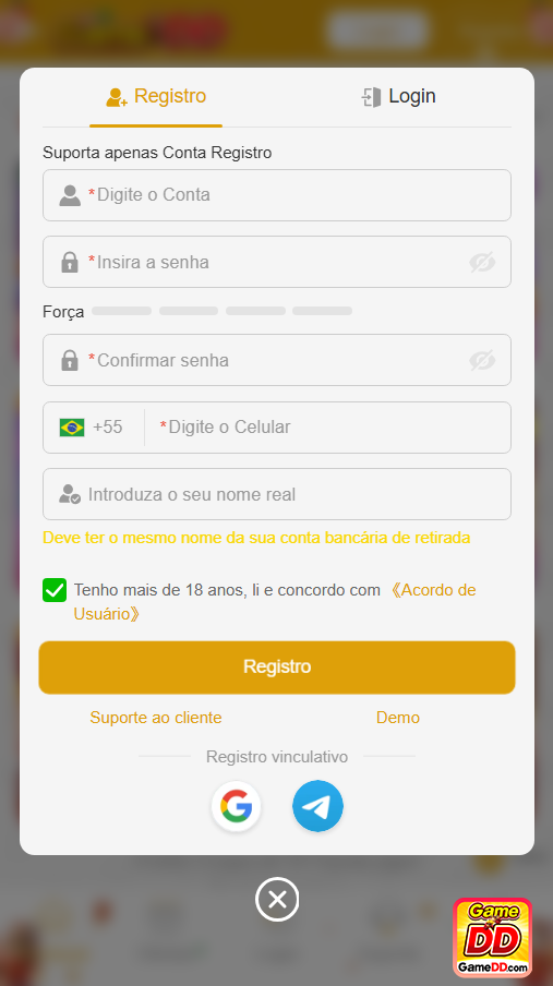Recompensas VIP gamedd.com