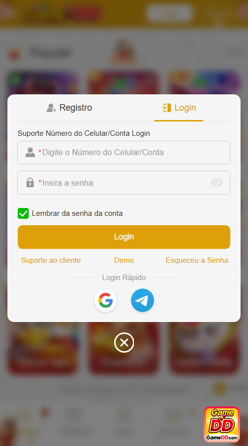 Segurança gamedd.com